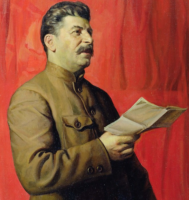 Портрет Сталина. Исаак Израилевич Бродский