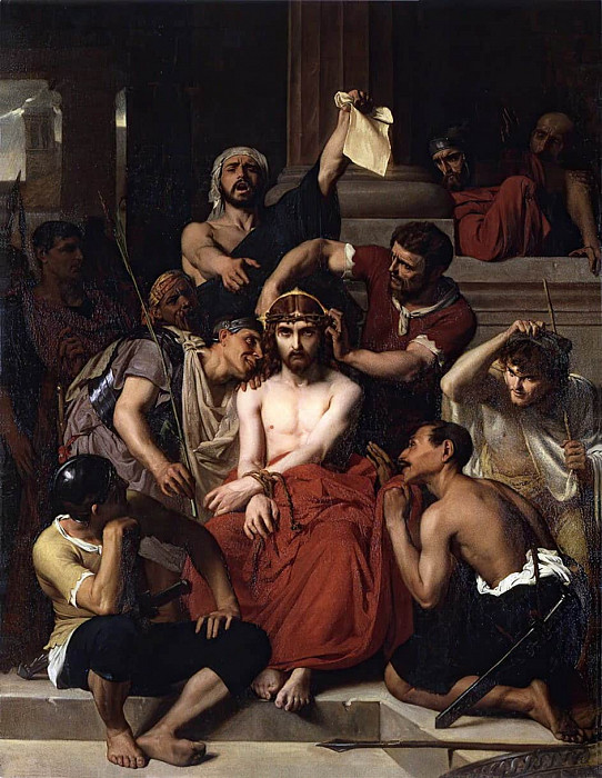 Jesus In The Praetorium. Francois-Leon Benouville