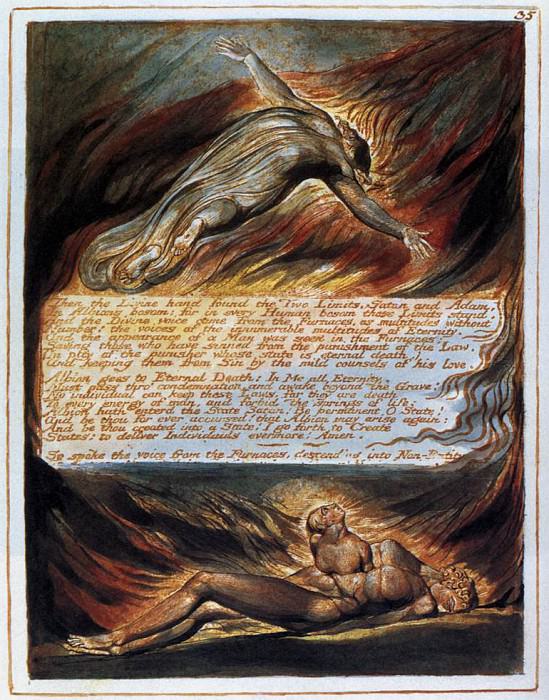 The Descent Of Christ. William Blake