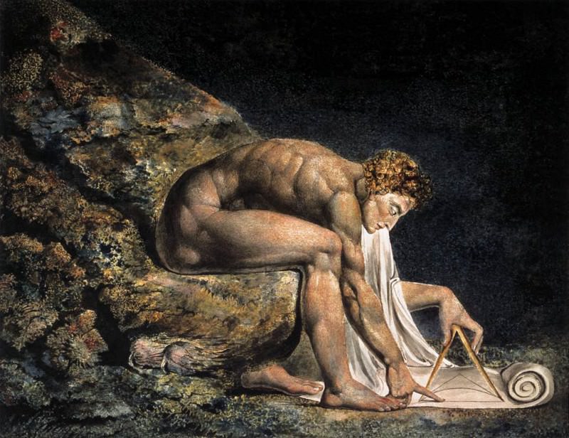 Isaac Newton. William Blake