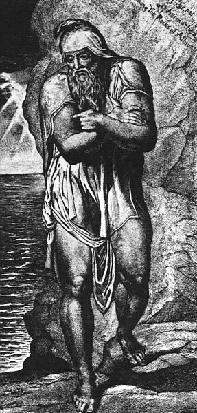 JOSEPH OF ARIMATHEA AMONG THE ROCKS OF ALBION. William Blake