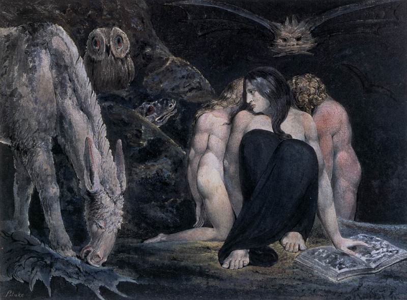 Hecate Or The Three Fates. William Blake