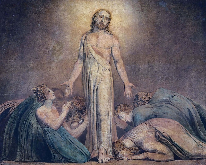 Christ Appearing to the Apostles after the Resurrection. William Blake