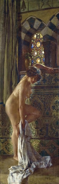 The bather. Ferdinand Max Bredt