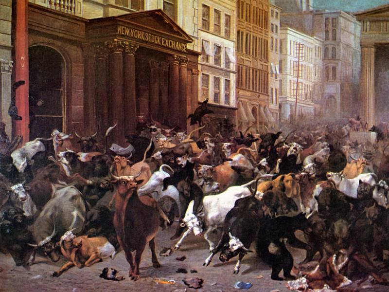 Bulls and Bears in the Market. William Holbrook Beard