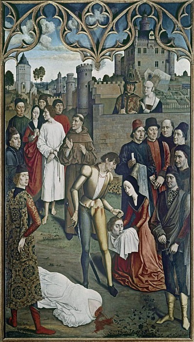 The Justice of the Emperor Otto: The Execution of the Innocent Man. Dieric Bouts