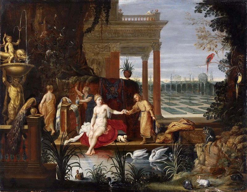 Bathseba in the Bath Receiving the Letter from King David