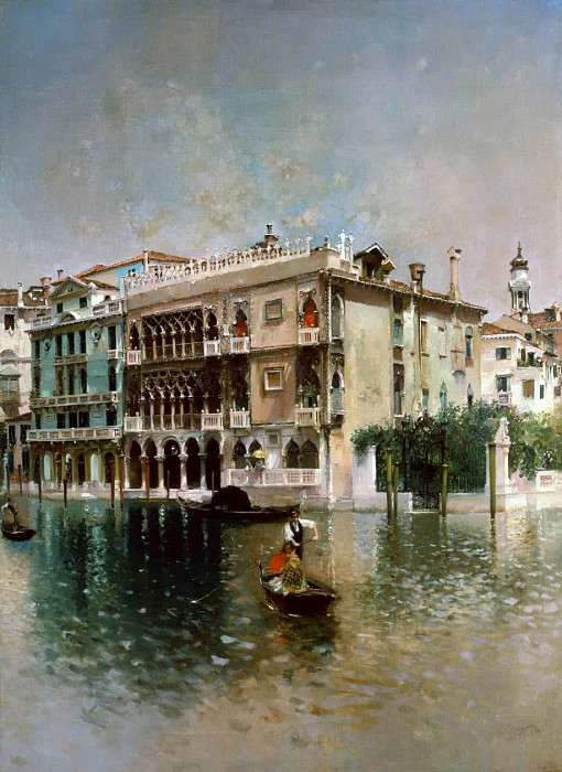 The Grand Canal, Venice. Robert Frederick Blum
