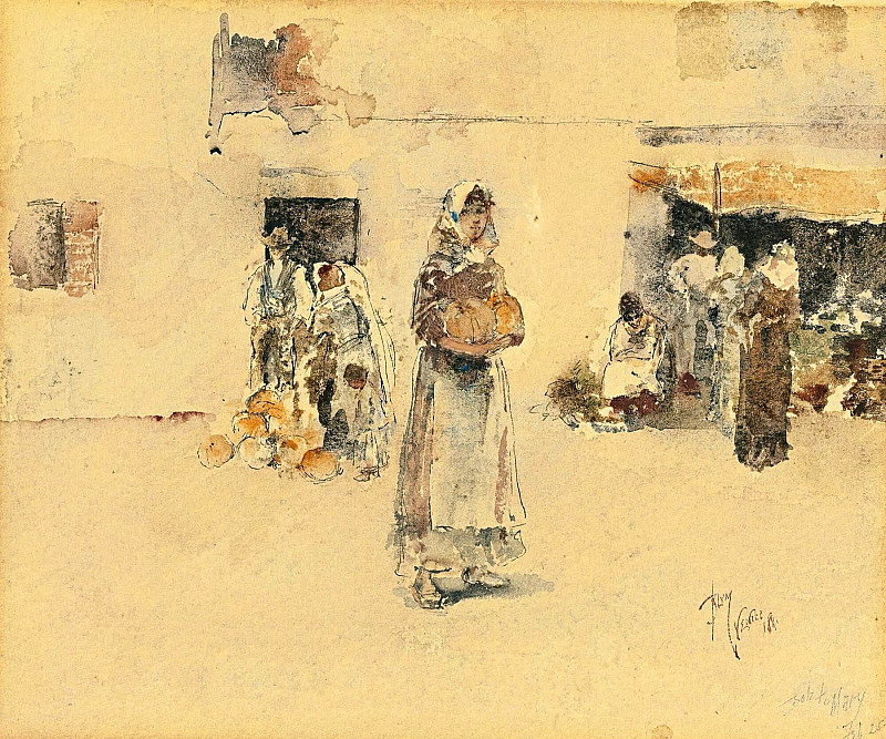 At The Marketplace. Robert Frederick Blum