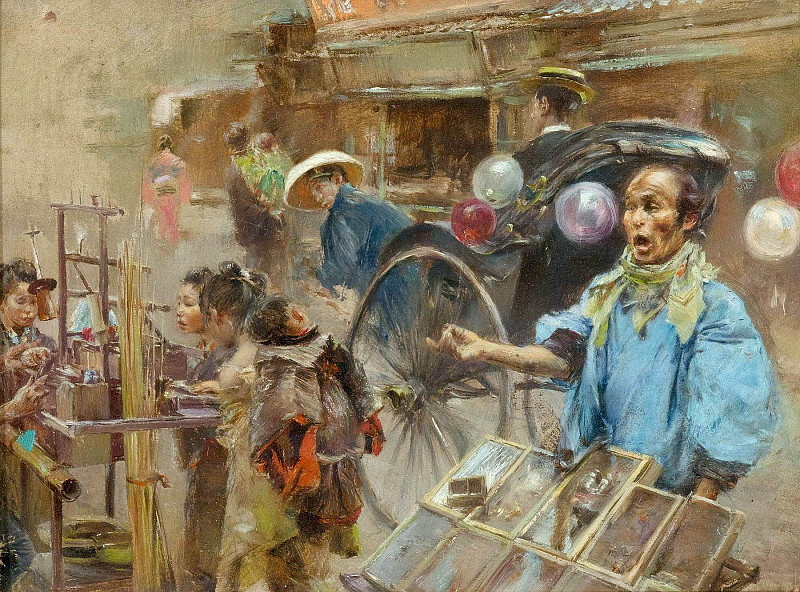 Уличный рынок. Роберт Фредерик Блюм