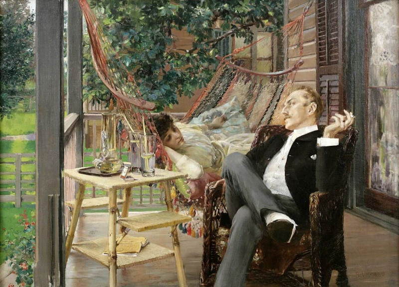 Two Idlers. Robert Frederick Blum