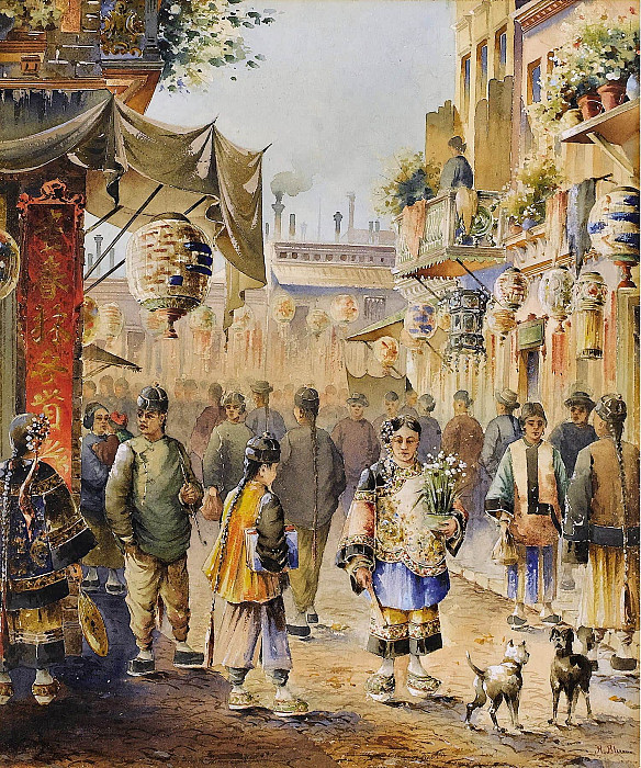 Chinese New Year. Robert Frederick Blum