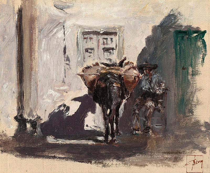 Spanish Muleteer. Robert Frederick Blum