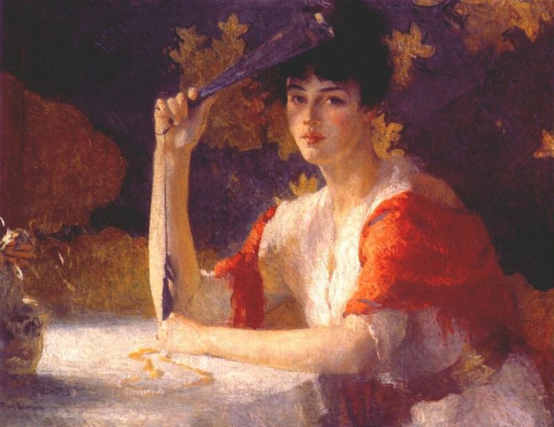 Красное и золотое, 1915. Бенсон Франк Уэстон