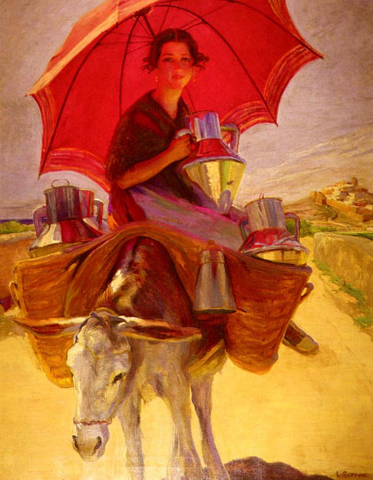 Красный зонт. Лауреано Барро