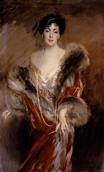 Portrait de Mme Josephina A de Errazuriz. Giovanni Boldini