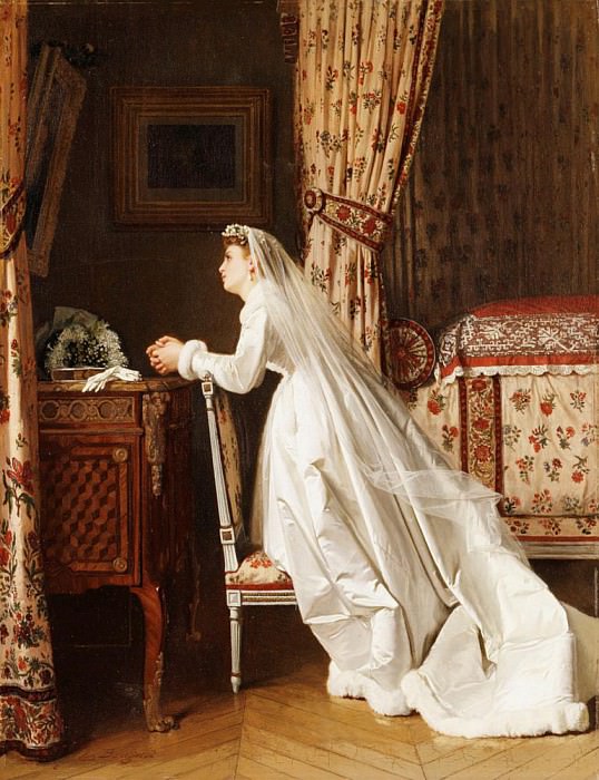 The Bride. Charles Baugniet