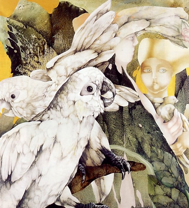 Les Perroquets Blancs. Michele Bastin
