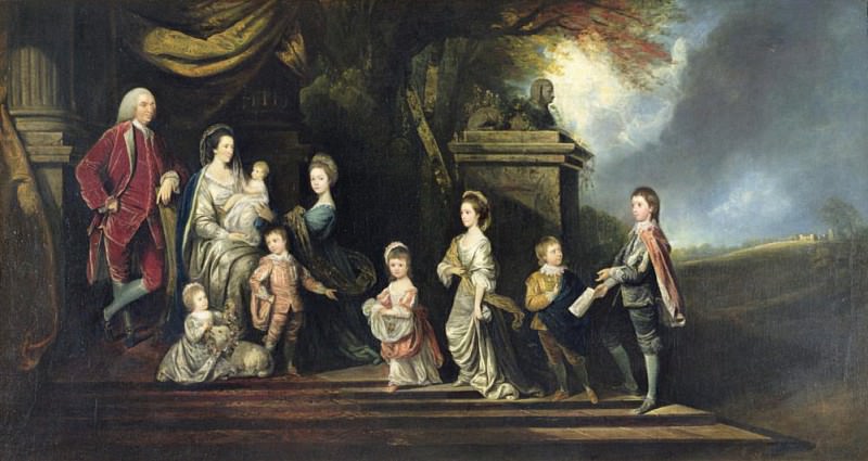 Джон, 2-й граф Эгмонта (1711-1770) и его семья. Хью Баррон