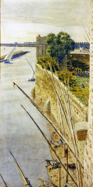 The Nile at Gizeh. George Price Boyce