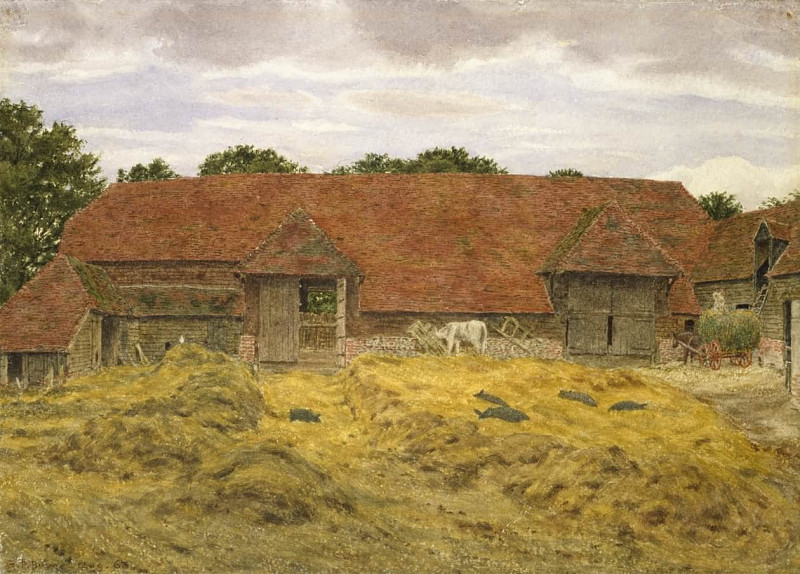 Red Barn at Whitchurch. George Price Boyce