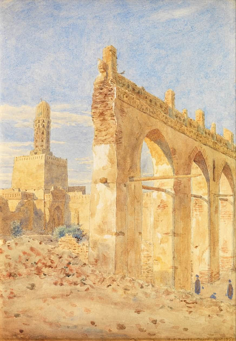 Ruins of the Gama al-Hakim, Cairo. George Price Boyce