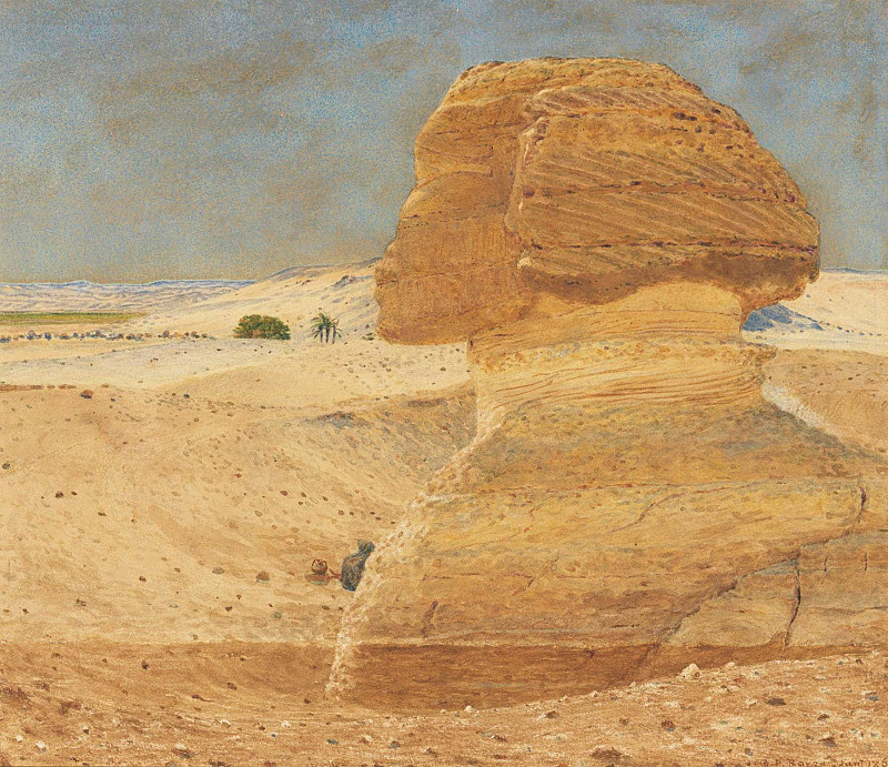 The Sphinx near Giza in morning light. George Price Boyce