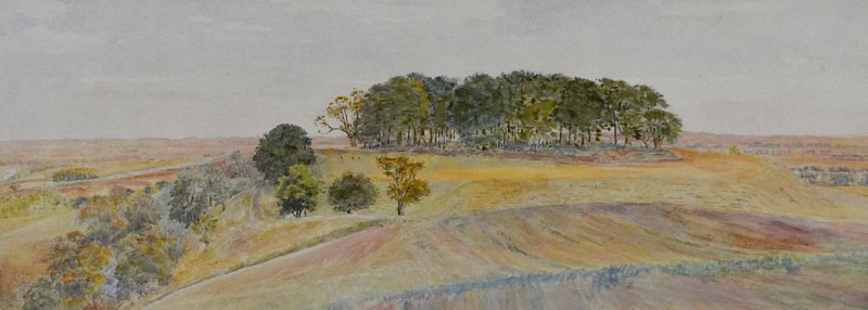 One of the Wittenham Clumps or Sinodun Hills, Berkshire. George Price Boyce