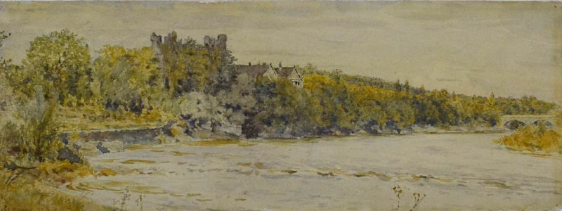 The Tyne at Bywell, Northumberland. George Price Boyce