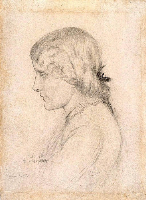 Portrait of Annie Miller. George Price Boyce