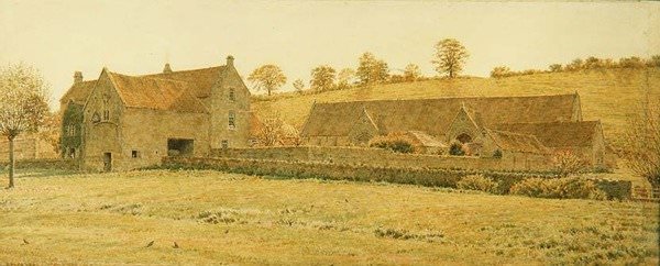 The Old Tithe Barn and Farm House near Bradford-on-Avon. George Price Boyce
