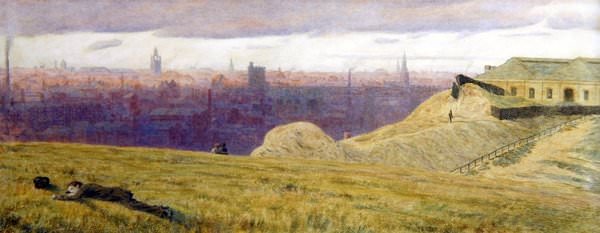Newcastle from the Rabbit Banks, Gateshead on Tyne. George Price Boyce