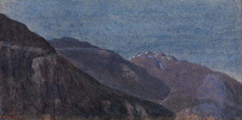 The Ticino Valley from Giornico. George Price Boyce
