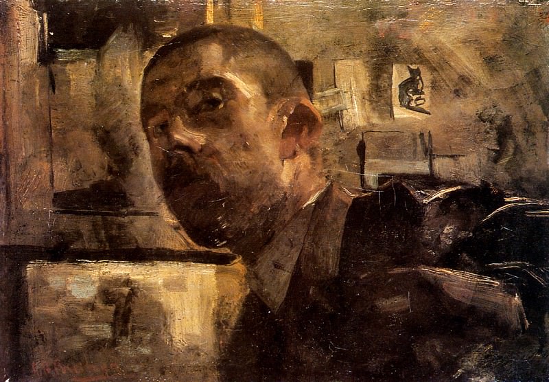 Self portrait. George Hendrik Breitner