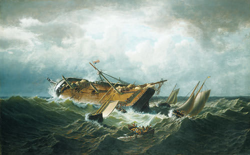 Shipwreck Off Nantucket. William Bradford