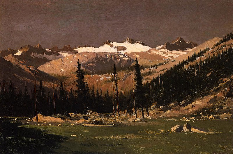Гора Лиэлл над Йосемитской долиной. Уильям Брэдфорд