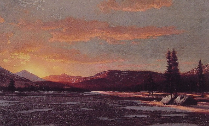 Winter Sunset. William Bradford