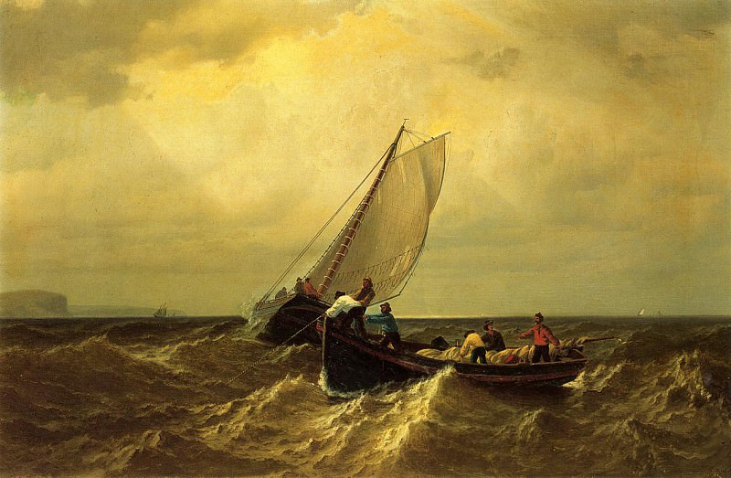 Fishing Boats on the Bay of Fundy. William Bradford