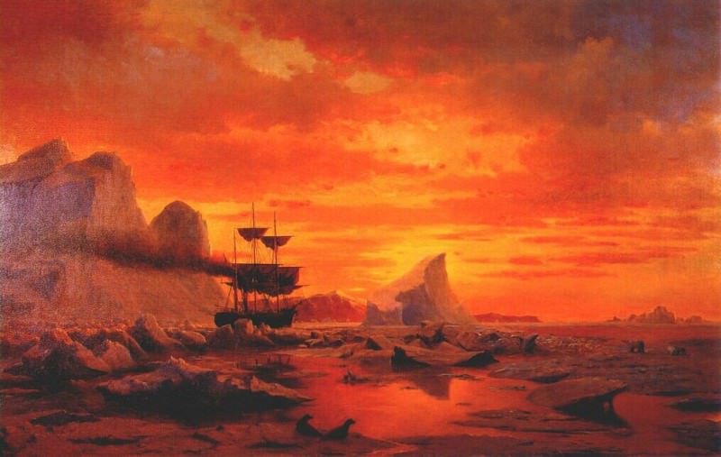 the ice dwellers watching the invaders c1870. William Bradford