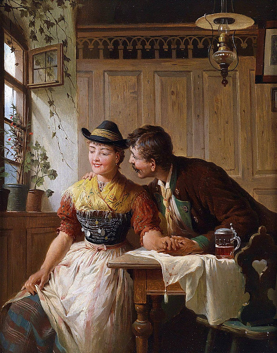 the Flirt; Liebelei. Peter Baumgartner