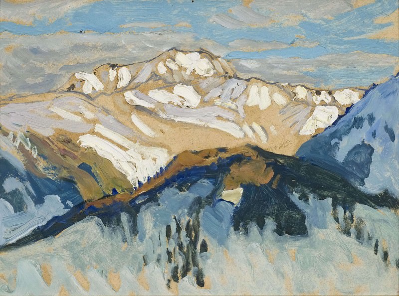 Mountains. Study from Switzerland. Anna Katarina Boberg