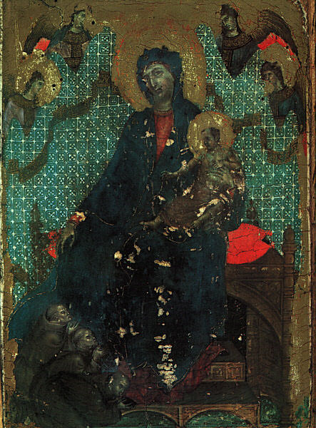 The Madonna of the Franciscans, 1287-88, panel painti. Duccio di Buoninsegna