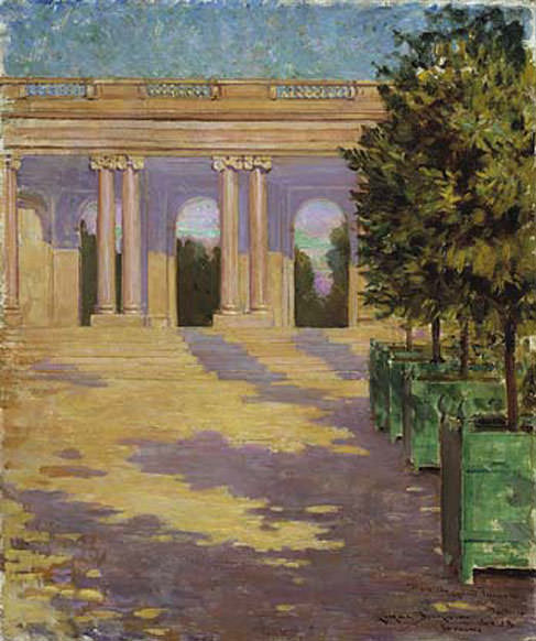 Arcade of the Grand Trianon Versailles. James Carroll Beckwith