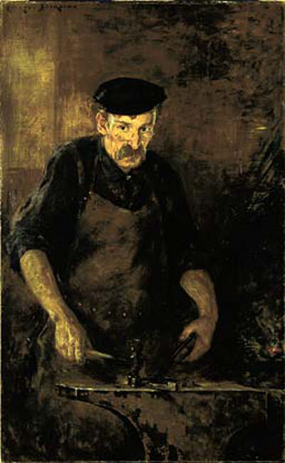 The Blacksmith. James Carroll Beckwith