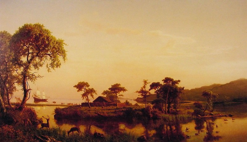 Gosnold at Cuttyhunk. Albert REDIRECT: Bierstadt