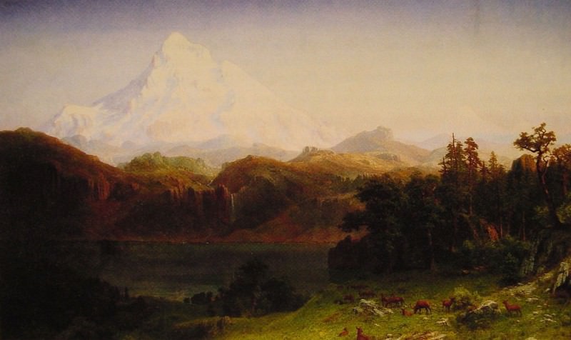 Mount Hood. Albert REDIRECT: Bierstadt