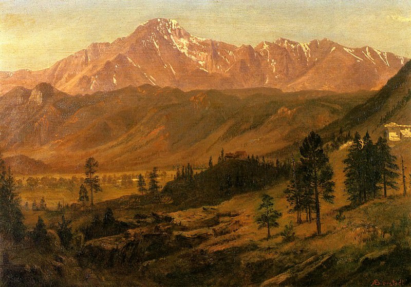 Pikes Peak. Albert REDIRECT: Bierstadt
