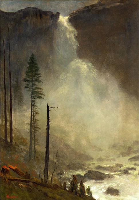 Nevada Falls. Albert REDIRECT: Bierstadt