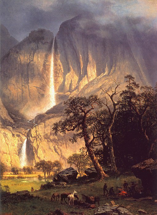 lrs Bierstadt Albert Cho Look The Yosemite Fall. Albert REDIRECT: Bierstadt