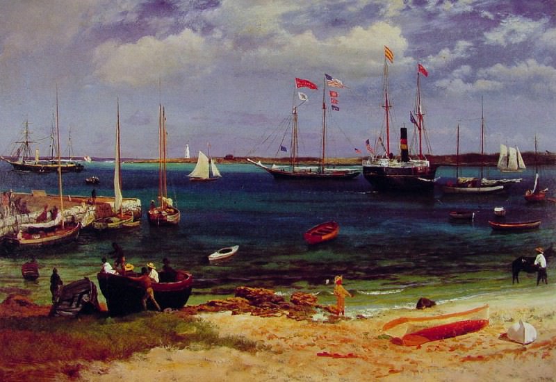 Nassau Harbor After 1877. Albert REDIRECT: Bierstadt